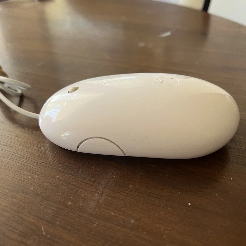 Apple A1152 Mighty Mouse ✅ Original Wired USB for Mac, Windows, Linux – Tested